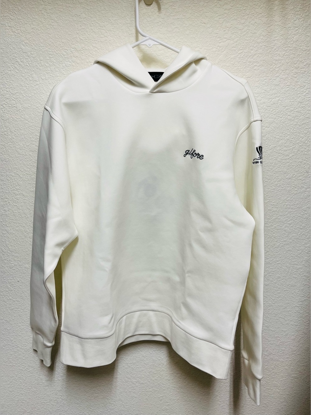G/FORE Fore Corners Cotton Blend Scuba Hoodie  Colab with Wynn Golf Club Size M